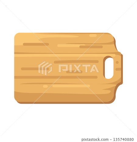 Illustration of cutting board  135740880