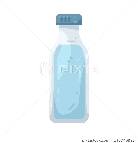 Illustration of water bottle Illustration of water bottle 135740882