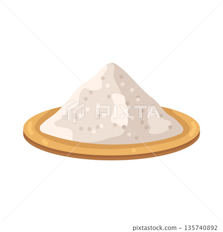 Illustration of flour 135740892