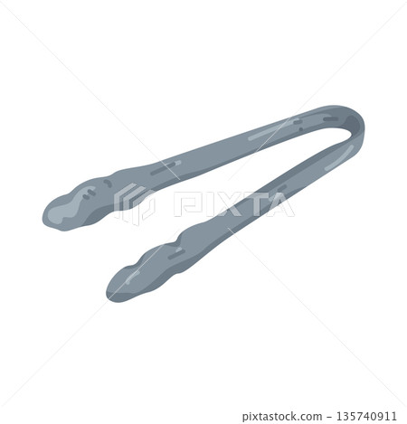Illustration of tongs Illustration of tongs 135740911