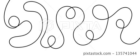 Simple curly element. Simple curly element. 135741044