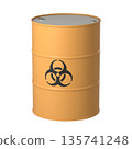 Industrial waste drums 135741248