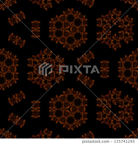 This design features an expressive flame pattern motif with flowing, fire-inspired forms that create a sense of movement and energy. The ornamentation blends dynamic curves with abstract styling 135741293