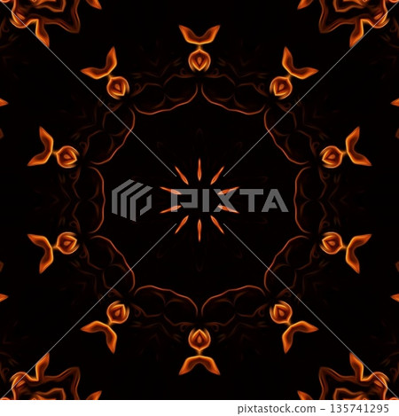This design features an expressive flame pattern motif with flowing, fire-inspired forms that create a sense of movement and energy. The ornamentation blends dynamic curves with abstract styling This design features an expressive flame pattern motif with flowing, fire-inspired forms that create a sense of movement and energy. The ornamentation blends dynamic curves with abstract styling 135741295