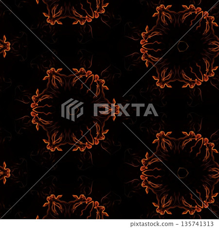 This design features an expressive flame pattern motif with flowing, fire-inspired forms that create a sense of movement and energy. The ornamentation blends dynamic curves with abstract styling This design features an expressive flame pattern motif with flowing, fire-inspired forms that create a sense of movement and energy. The ornamentation blends dynamic curves with abstract styling 135741313