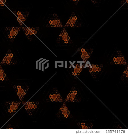 This design features an expressive flame pattern motif with flowing, fire-inspired forms that create a sense of movement and energy. The ornamentation blends dynamic curves with abstract styling 135741376
