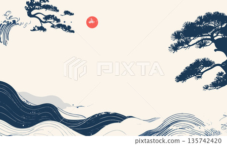 背景【時尚酷炫的日式風格】 背景【時尚酷炫的日式風格】 135742420