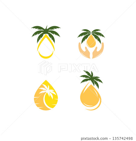 Palm oil logo Palm oil logo 135742498