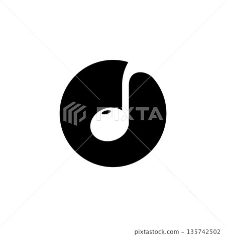 Music note design 135742502