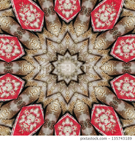 Mixed embroidery style design that combines traditional needlework from India, Pakistan, Turkey, Iran, and Africa, blending intricate stitches and cultural motifs into a unified textile design Mixed embroidery style design that combines traditional needlework from India, Pakistan, Turkey, Iran, and Africa, blending intricate stitches and cultural motifs into a unified textile design 135743189