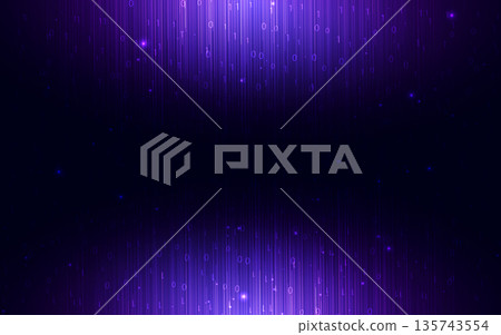 Abstrct lines purple vertical with light effect on dark background. Abstrct lines purple vertical with light effect on dark background. 135743554