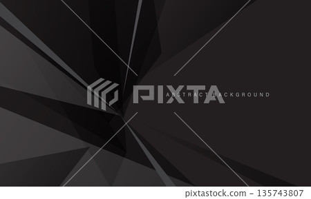 Abstract grey tone polygon geometric design modern luxury background vector Abstract grey tone polygon geometric design modern luxury background vector 135743807