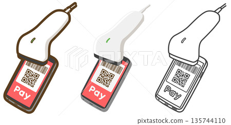 Code payment (barcode scanner) Code payment (barcode scanner) 135744110
