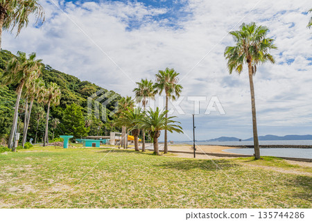 愛知縣蒲郡市西浦海灘週邊的景色 135744286