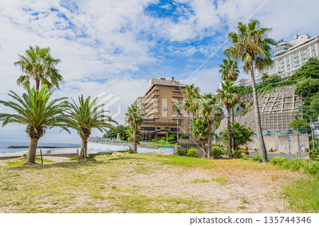 愛知縣蒲郡市西浦海灘週邊的景色 135744346