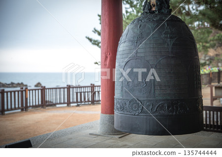 Naksansa Temple's bell and the sea 135744444