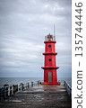 The lighthouse and sea at Naksan Beach 135744446