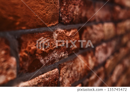 Old brick wall closeup photo Old brick wall closeup photo 135745472