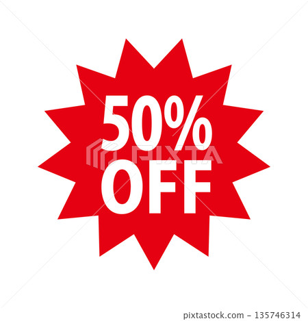 50% 折扣圖示 50% 折扣圖示 135746314