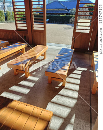 A sunlit rest area A sunlit rest area 135747193