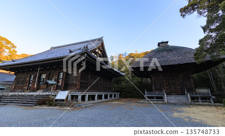 Winter at Shomyoji Temple in Kanazawa Ward, Yokohama 135748733