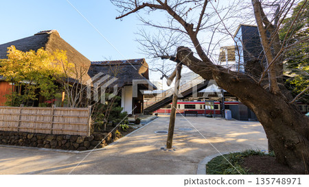 Entsuji Temple Guest Hall in Winter Entsuji Temple Guest Hall in Winter 135748971