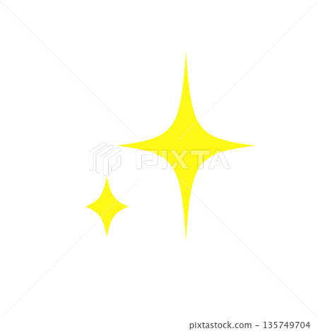 簡潔閃亮的插圖,用於表現閃亮效果的裝飾材料 簡潔閃亮的插圖,用於表現閃亮效果的裝飾材料 135749704