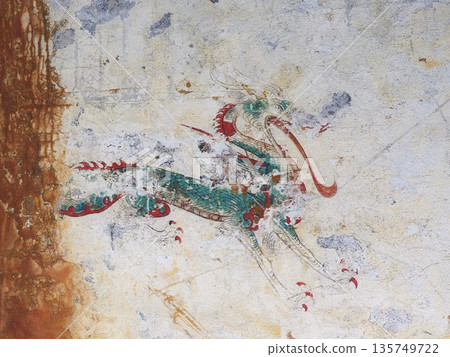 高松塚壁畫博物館,奈良縣,青龍(複製品) 高松塚壁畫博物館,奈良縣,青龍(複製品) 135749722