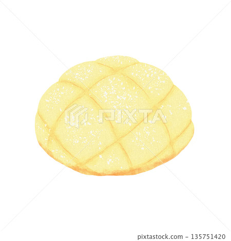 Bread_Simple and cute melon bread Bread_Simple and cute melon bread 135751420