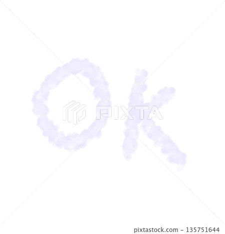 Watercolor "OK" Watercolor "OK" 135751644