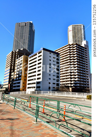 View of Kachidoki Station from near Tsukishima Bridge (Chuo Ward, Tokyo) [January 2026] 135752256