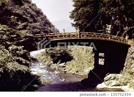 老照片，1962年，日光，神橋 135752354
