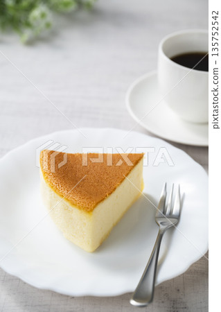 Cheesecake and coffee Cheesecake and coffee 135752542