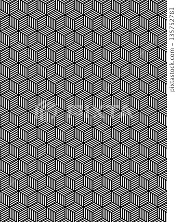 黑玳瑁紋柳條編織背景 135752781