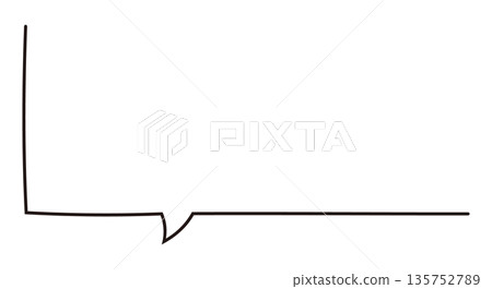 簡單的手繪語音氣泡 135752789