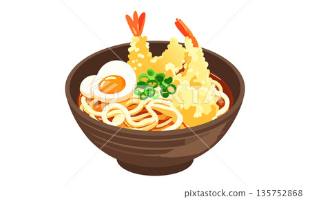 Tempura udon Tempura udon 135752868