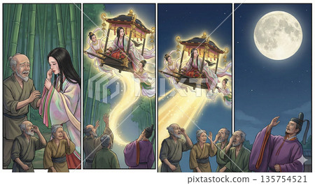 輝夜公主返回月球 135754521