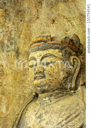 Usuki Stone Buddha Statue of Dainichi Nyorai Usuki Stone Buddha Statue of Dainichi Nyorai 135754541