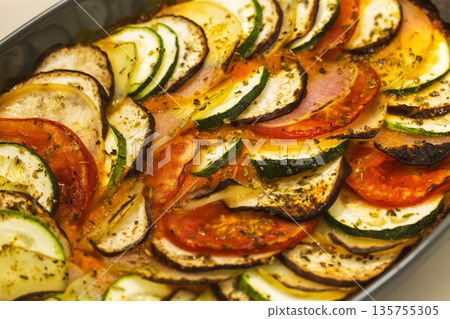 Healthy and delicious homemade French Provençal stew 135755305