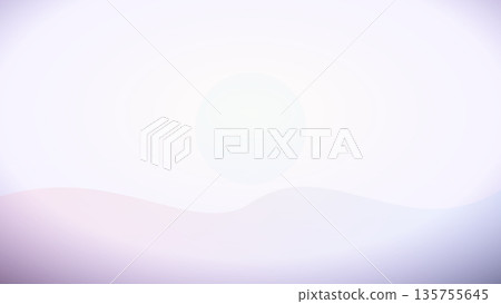 Cheerful gradient landscape of rolling layers, glowing horizon, and soft light that evokes hope, kindness, and joyful calm joy Cheerful gradient landscape of rolling layers, glowing horizon, and soft light that evokes hope, kindness, and joyful calm joy 135755645