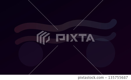 Bright joyful abstract design featuring layered ribbons, gentle blur shapes, and warm luminous tones that communicate playful comfort and joy 135755687