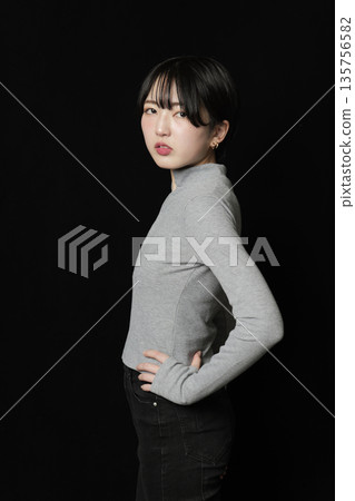 Portrait of an attractive, beautiful young woman in her twenties 135756582