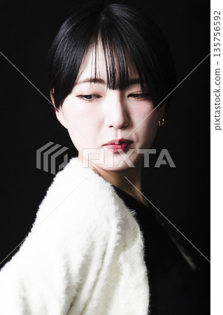 Portrait of an attractive, beautiful young woman in her twenties 135756592