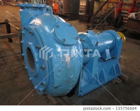 Big Blue Water pump. Mechanical engineering. Finished products. Big Blue Water pump. Mechanical engineering. Finished products. 135756884