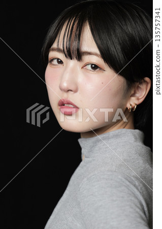 Portrait of an attractive, beautiful young woman in her twenties 135757341