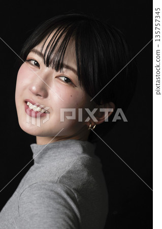 Portrait of an attractive, beautiful young woman in her twenties 135757345