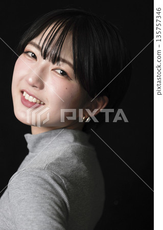 Portrait of an attractive, beautiful young woman in her twenties 135757346
