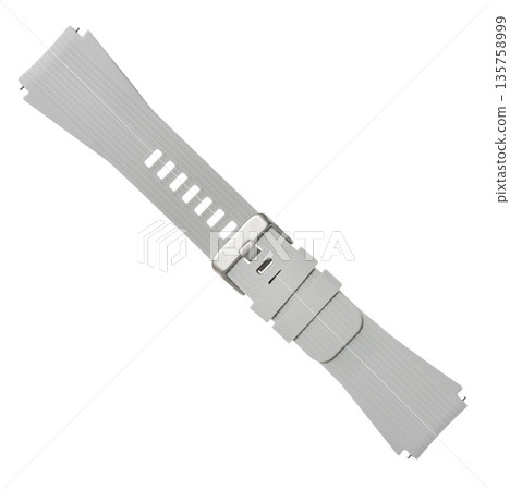 silicone strap for smart watches, on a white background in isolation, collage 135758999