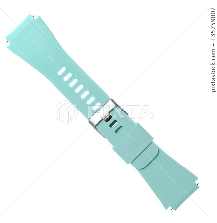 silicone strap for smart watches, on a white background in isolation, collage silicone strap for smart watches, on a white background in isolation, collage 135759002