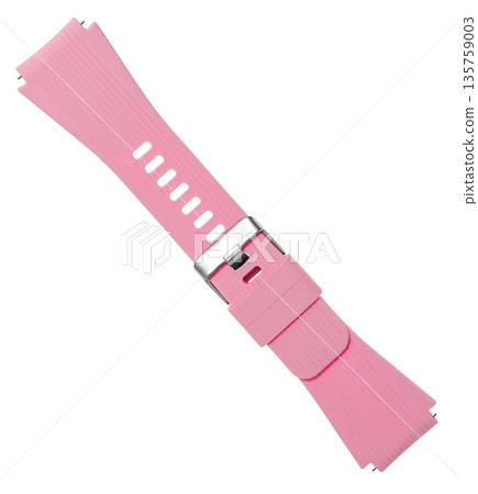 silicone strap for smart watches, on a white background in isolation, collage 135759003